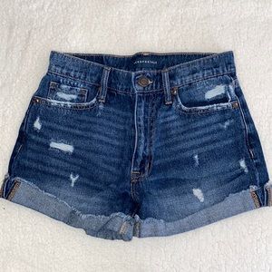 High Wasted Aeropostale Denim Shorts, Size 2